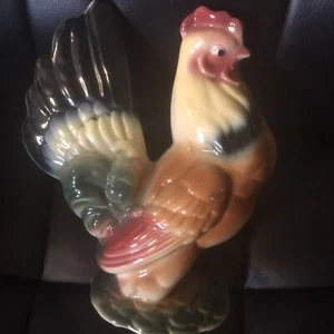 Royal Copley Crowing Rooster Figurine Vintage Decorative Farmhouse Decor - Picture 1 of 11