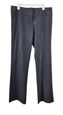 Kenneth Cole 女式灰色正装裤子 12 码工作职业优雅时尚中腰 — 第 1/4 张图片