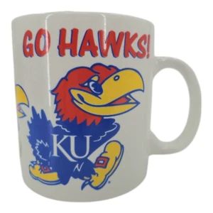 University of Kansas Jayhawks Large 20 Ounce Coffee Mug NCAA Champions - Picture 1 of 4