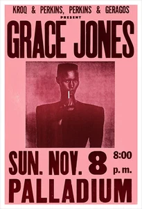 Impresión de póster de concierto Grace Jones 1981 - Imagen 1 de 2