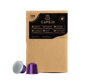 Delicious Strong Ristretto Coffee Capsules Pods - Nespresso Compatible, 100 Pack - Picture 1 of 3