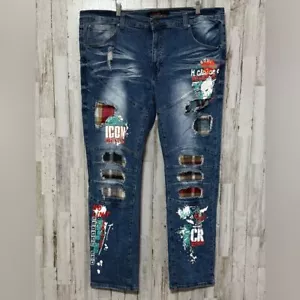 Kupfer Nieten Jeans 42x32 - Bild 1 von 5
