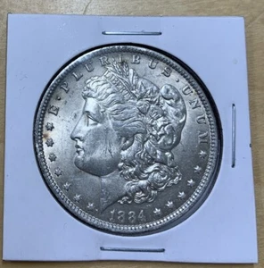 1884 O US Morgan Silver Dollar $1 - BU - FREE SHIPPING - Picture 1 of 2