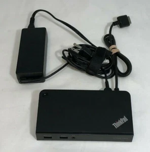 Lenovo DU9047S1 40A4 ThinkPad OneLink+ Dock with Lenovo AC Power Adapter 90W AC - Picture 1 of 9