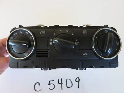 06-11 MERCEDES BENZ B200 TURBO CLIMATE CONTROL PANEL TEMPERATURE UNIT OEM C5409 - Image 1 of 3