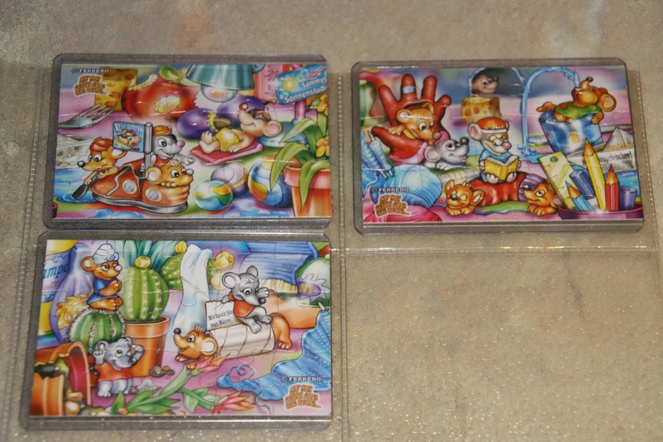 Verkaufe 1 Super Puzzle Ist die Katze aus dem Haus 2002 mit BPZ 100% Original  - Bild 1 von 1