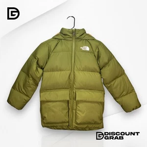 The North Face Teen North Down Fleece Parka Forest Olive Size Small (7-8). - Picture 1 of 5