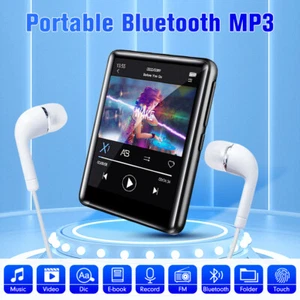 4GB MP4 MP3 Player Bluetooth 5.0 Full Touch Scree Sport Lossless Music FM Radio - Picture 1 of 17