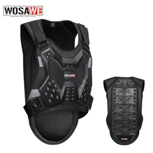 WOSAWE Men's Motorcycle Vest Motocross Armor Protective Chest Sports Shocking - Picture 1 of 11