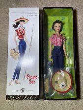 Mattel 1959 Doll and Fashion Reproduction Barbie Doll Picnic Set Gold Label NEW