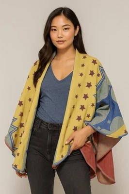 Cárdigan de mujer Lenny Lamb Jenny Love Warrior 100 % algodón temático WW Foto 1 de 4