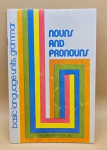 VINTAGE 1980 Basic Language Units NOUNS AND PRONOUNS by The Continental Press - Picture 1 of 7
