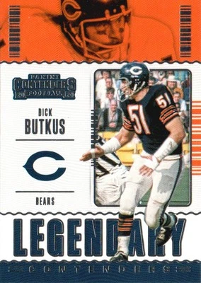 2020 Panini Contenders #LC-DBU Dick Butkus Legendary Contenders - Image 1 of 2
