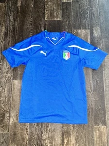 PUMA Italia Italy 2010 Home Soccer/Football Jersey Blue Adult Size Medium - Picture 1 of 7