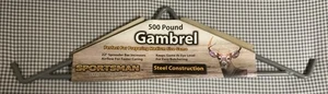Sportsman Steel 500lb Gambrel ~ For Prepping Deer 22 Inch Spreader Bar Cheap! - Picture 1 of 7