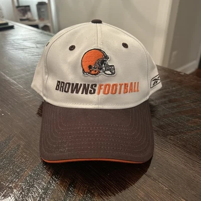 Gorra ajustable vintage Reebok Cleveland Browns NFL Football Foto 1 de 4