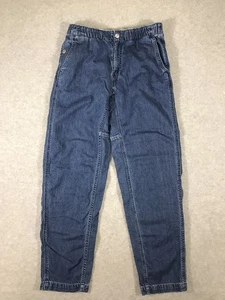 Levi Premium Stay Loose Jeans Women S (29x30) Elastic Waist Drawstring 20% Hemp - Picture 1 of 16