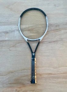VINTAGE WILSON HAMMER 6.2 110 sq in 4 3/8” Grip Stretch Tennis Racquet USED - Picture 1 of 6
