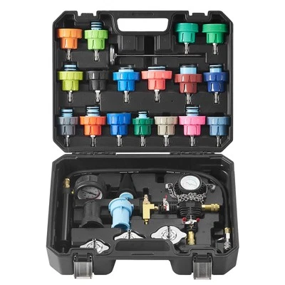 28 Pcs Radiator Pressure Tester Coolant Vacuum Purge Refill With Adapters - Image 1 of 4