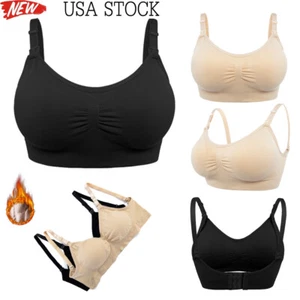 New Style Seamless Full Bust Maternity Nursing Bras With Pads For Maternity USA - Picture 1 of 20