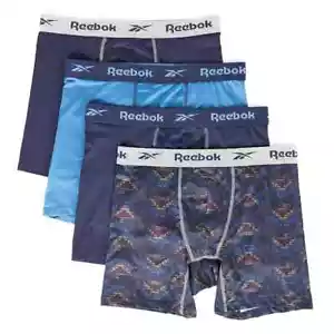 Reebok Men's Underwear Brief 4 Pack Performance Boxer (Core) - Picture 1 of 6