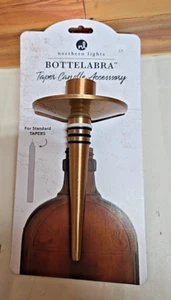Northern Lights "Bottelabra"; Taper Candle Accessory for Wine Bottle - Picture 1 of 4