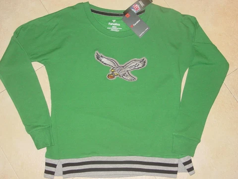 SEXY Retro Vintage color  PHILADELPHIA EAGLES Women SWEATER NEW .... XLarge   XL Cover