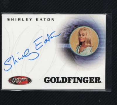 James Bond 40th Anniversary Autograph Auto Card A3 Shirley Eaton Jill Masterson - Image 1 of 4