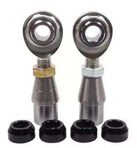 Economy 1/2 x 1/2-20 Panhard Bar Kit 1/2 Aluminum Cone Spacers .065 Bungs - Picture 1 of 8