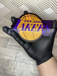 Calcomanía de coche pegatina de movimiento lenticular 3D de la NBA Los Angeles Lakers - Imagen 1 de 2
