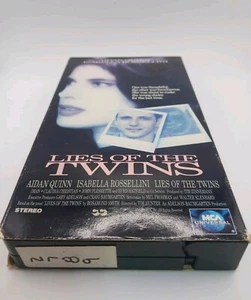 Lies Of The Twins (1991) Isabella Rossellini - MTE Home Video VHS Extremely Rare - Picture 1 of 3