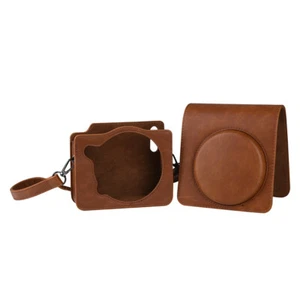 PU Leather Protective Case For mini8/9 Camera Storage Carry Bag Brown - Picture 1 of 6
