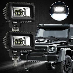 2X 3inch 80W LED Light Cube Bar Spot Flood Pods For Driving Fog Offroad ATV UTV - Picture 1 of 11