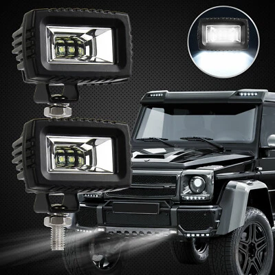 2X 3 pulgadas 80W LED Luz Cubo Barra Punto Vainas de Inundación para Conducir Niebla Offroad ATV UTV Foto 1 de 4