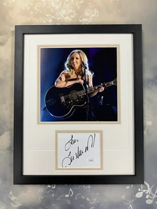 Lee Ann Womack Signed Cut JSA Auto Custom Framed Country Music - Picture 1 of 3