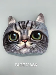 Cat Kitty 3D Design Gesichtsmasken pelzig süß waschbar atmungsaktiv trendy - Bild 1 von 3