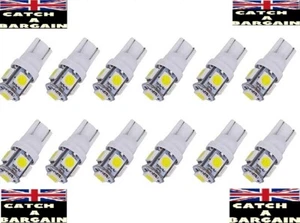 168 194 2825 T10 5050 5-SMD LED License Plate Dome Map Lights Bulbs (K441) - Picture 1 of 8