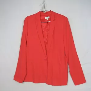 Witchery Womens Blazer Jacket 8(AU) or XS Red Long Sleeve Office Work - Picture 1 of 9