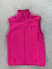 Polo Ralph Lauren Full Zip Fleece Golf Jacket Vest (Women's Medium) Pink