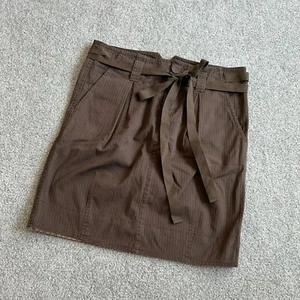 - Gonna Marc Jacobs in cotone plissettato con cintura in tessuto marrone US 4 - Foto 1 di 7