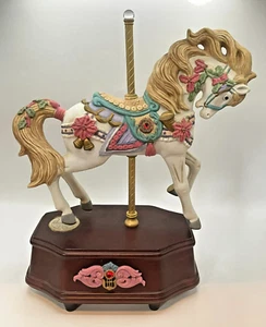 Westland Four Seasons Limited Edition Carousel Horse Music Box - Works Nicely - Picture 1 of 12