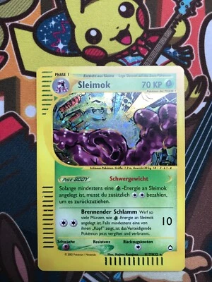 Sleimok Holo H17/H32 Aquapolis deutsch Pokemon Karten NM+ - Bild 1 von 4