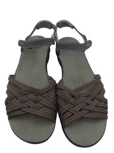 Teva Sandalen Damengröße 9 braun Haloa Riemchen Fersenriemen offene Zehenpartie Schuhe LESEN - Bild 1 von 13