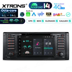 7" Autoradio für BMW E39 M5 4G+64G Android 14 Gyroscope GPS DVD CarPlay GPS Navi - Bild 1 von 22