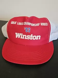 Vintage Winston 1983 Great Lakes Championship Rodeo Trucker Hat EUC Snapback - Picture 1 of 8