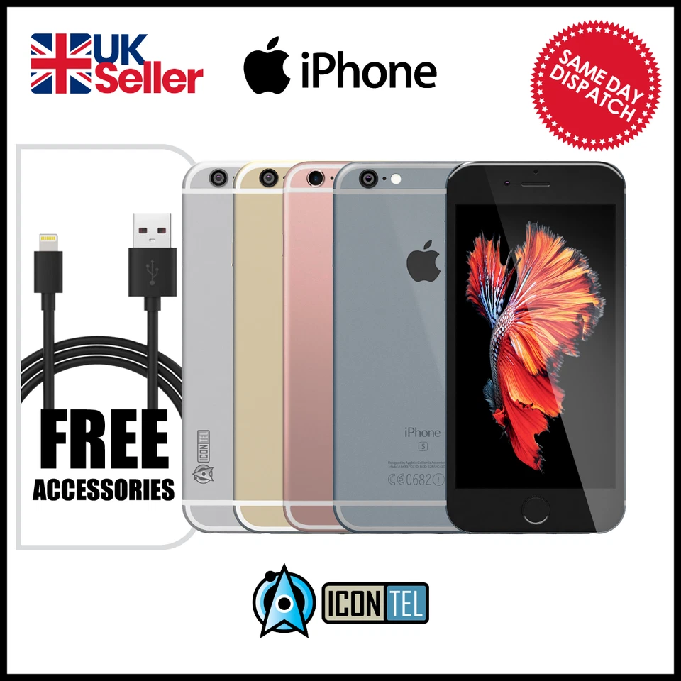 Apple iPhone 6S 16GB 32GB 64GB - Unlocked - Colours - Grade A CONDITION - Image 1 of 1