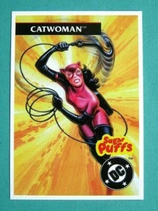 SUGAR PUFFS 1995 LEGGENDE di BATMAN CARTOLINA DA COLLEZIONE. CATWOMAN. Come nuovo - Foto 1 di 2