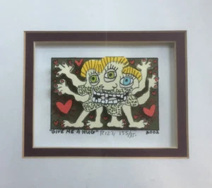 James RIZZI: Original 3 D -Konstruktion von 2002: GIVE ME A HUG",155/350-gerahmt - Bild 1 von 6