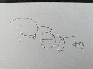 2002 Hagerstown Giants: Peterson Benjamin, SIGNED 3x5 Card