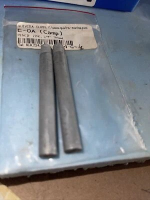CAMP MARINE PENCIL ZINC ANODE @2,1/4”x 3”L;P/N E-0A. - Image 1 of 2